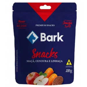 Snacks Bark Frutas Maçã, Cenoura e Linhaça para Cães 60g